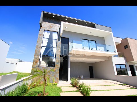 Casa de alto padrão em Hortolândia com área gourmet e piscina no condomínio Olívio Franceschini II.