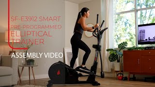 How to Assemble: SF-E3912SMART - Premium Elliptical Exercise Machine Smart Trainer