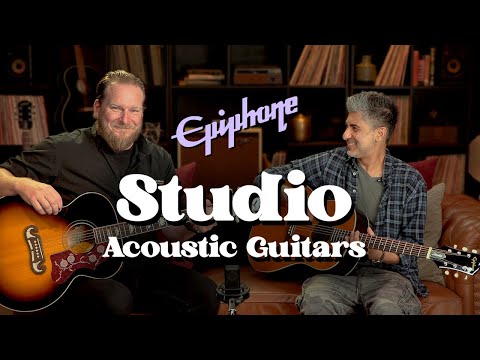 All-NEW Epiphone Studio Acoustic Line is HERE! 🥳