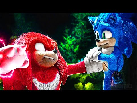 SONIC Vs KNUCKLES Best Fight Scenes 4K ᴴᴰ