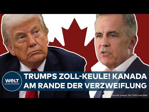 USA: Trumps Zoll-Keule zielt auf Kanada! Premierminister Mark Carney zieht die Reißleine