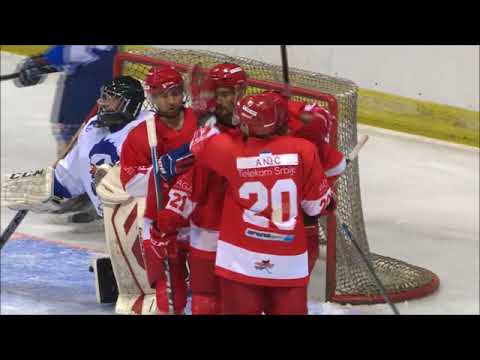 SKHL Crvena zvezda - HK MK Bled 4:1 (IHL 04.11.2017)