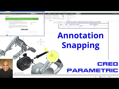 Creo Parametric 4.0 - Annotation Snapping in Drawings | PTC Community