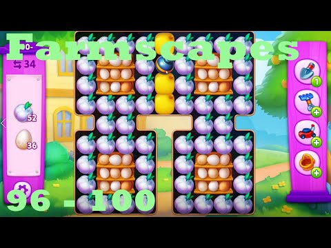 Farmscapes Level 96 - 100 HD Gameplay Walkthrough |  3 - match game | android | ios | pc | app