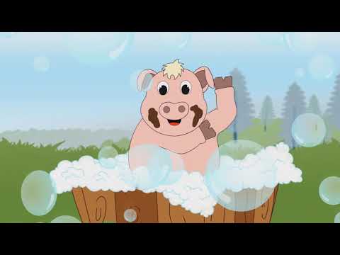 Animação Infantil Arthur e Luppy: Clipes Hora do Banho e As Vogais