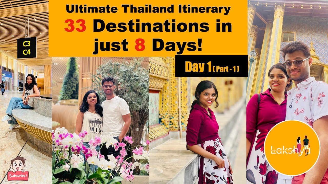 Day 1: Grand Palace, Emerald Buddha & Wat Pho - Lakshya Travel Video - Day 3