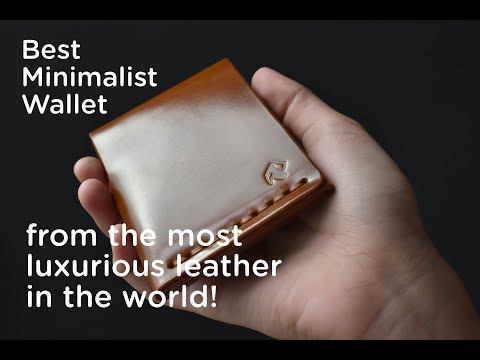 Tauruscamp GrainWallet. Minimalist wallet from Shell Cordovan. Most luxurious leather in the world!