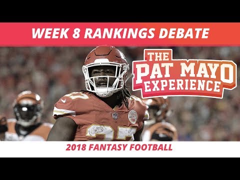 2018 Fantasy Football — Week 8 Rankings, Starts, Sits, Sleepers and Busts