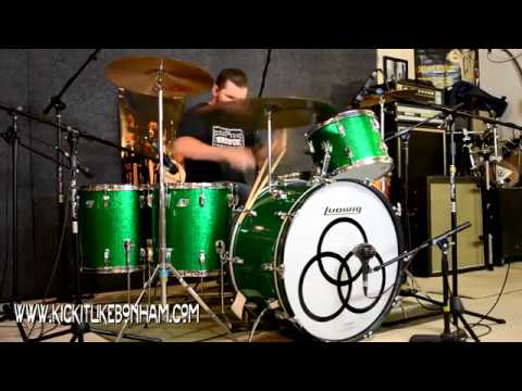 Led Zeppelin - Out On The Tiles (Drum Cover w/ Music)