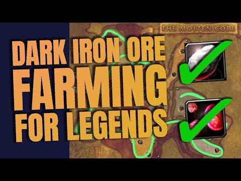 Dark Iron Ore Farming - Vanilla Mining Guide - EASY GOLD and CONSISTENT - Retail WoW