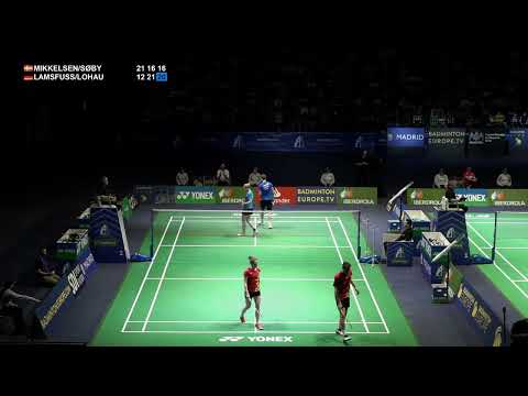 Match Point - Mikkelsen / Søby vs Lamsfuss / Lohau - XD, SF - European Championships 2022