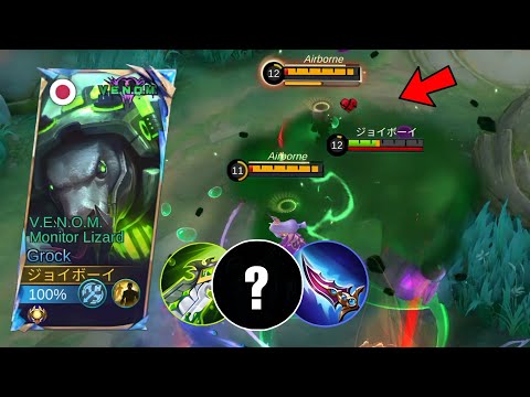FULL DAMAGE GROCK = DELETE SQUISHIES in 1 HIT ⚡ | MLBB