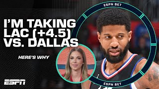 I'm taking Clippers (+4.5) vs. the Mavericks and so is Joe Fortenbaugh 👀 | ESPN BET Live