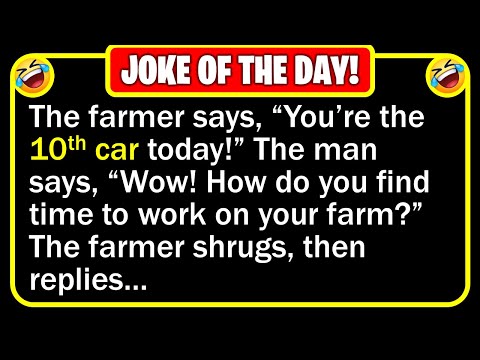 🤣 BEST JOKE OF THE DAY! - A husband and wife are driving down a country lane when... | Funny Jokes