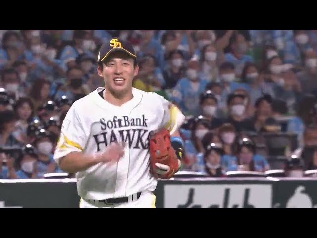 【5回表】この回は全てサードゴロ!! ホークス・野村勇 軽快な動きを見せる!! 2022年5月22日 福岡ソフトバンクホークス 対 千葉ロッテマリーンズ