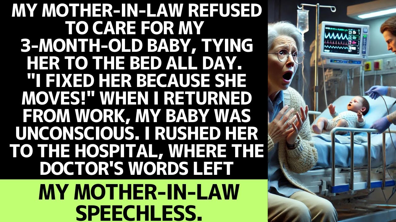 My mother-in-law tied up and neglected my baby, causing her to lose consciousness…