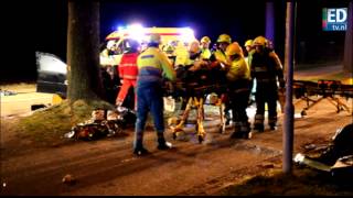 preview picture of video 'Vier zwaargewonden bij ongeluk Oirschot'