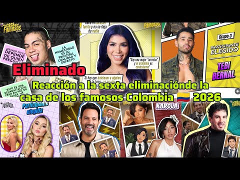 Reacción a la sexta eliminación de la casa de los famosos Colombia 2026 😱 Nicolás Arrieta eliminado