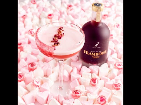 How to make a Framboise Sweet Delight (Our take on the Classic Clover Club cocktail)