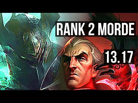 MORDE vs SWAIN (TOP) | Rank 2 Morde, Dominating | NA Challenger | 13.17
