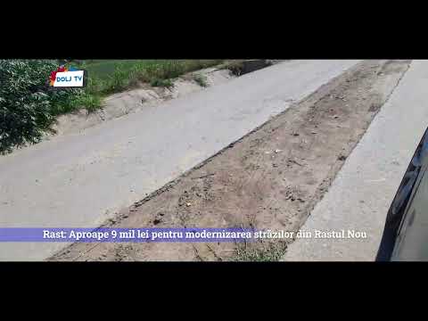 Rast: Aproape 9 mil lei pentru modernizarea străzilor din Rastul Nou