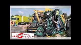 A1 nach schweren Lkw-Unfällen wieder befahrbar