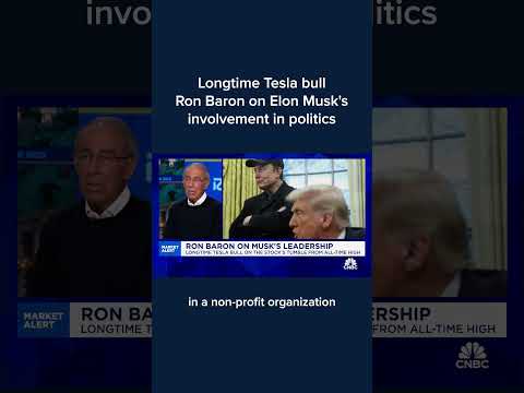Longtime Tesla bull Ron Baron on Elon Musk's involvement in politics