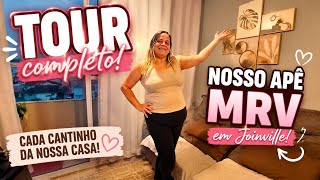 TOUR COMPLETO pelo nosso APARTAMENTO MRV em Joinville 🏡 | Conheça cada cantinho!@MRV 