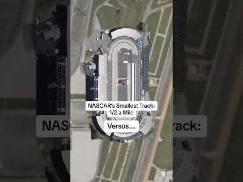 NASCAR’s Smallest Track: Martinsville Speedway, versus the largest, Talladega Superspeedway!