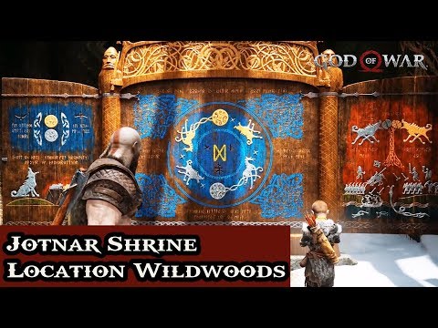 Jotnar Shrine Location Wildwoods - God Of War PS4