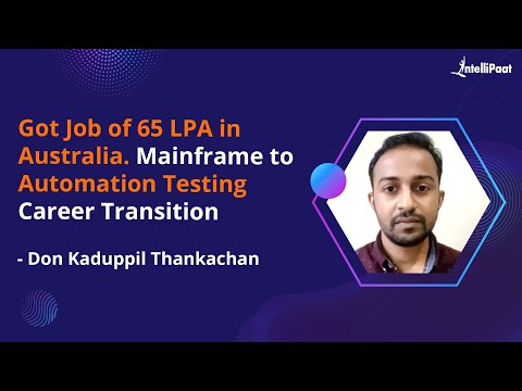Got a Dream Job of 65 LPA in Australia | Mainframe to Automation Testing Career Transition