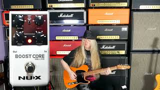 Video thumbnail for Nux Boost Core Deluxe by Guitar Safari