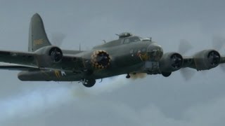 B-17 Flying Fortress Bomber & Elly Sallingboe -- Biggin Hill