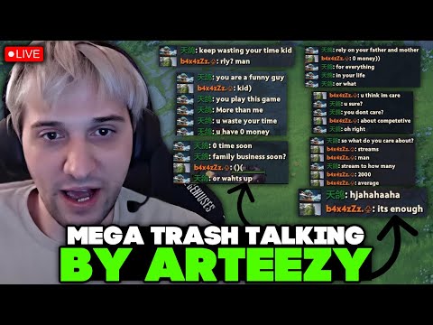 MEGA TRASH TALKING in ALL CHAT by ARTEEZY in THIS GAME!