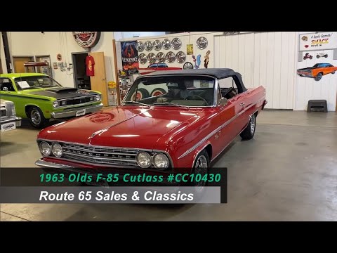 Thumbnail for 1963 Oldsmobile F-85 Deluxe Cutlass Convertible CC10430 by Ferrari, Toyota, Oldsmobile, Studebaker, BMW, Volkswagen, Convertible, Mercedes-Benz