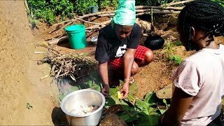Cooking African TRADITIONAL VILLAGE FOOD For Dinner/African Village Life