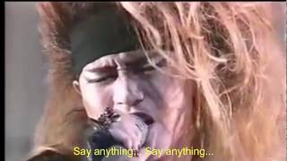 X Japan   Say Anything   Live 1991 &amp; Lyrics With Orchestra