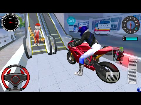 Exploring the Express Bus Terminal on a NewBike - 3D Driving Class 2025 gameplay Ep-12