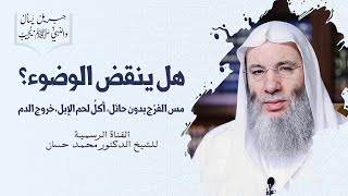 صورة هل مس الفرج بدون حائل وأكل لحم الإبل وخروج الدم من نواقض الوضوء ؟ | جزء ٣ حلقة ٢٢ | الشيخ محمد حسان