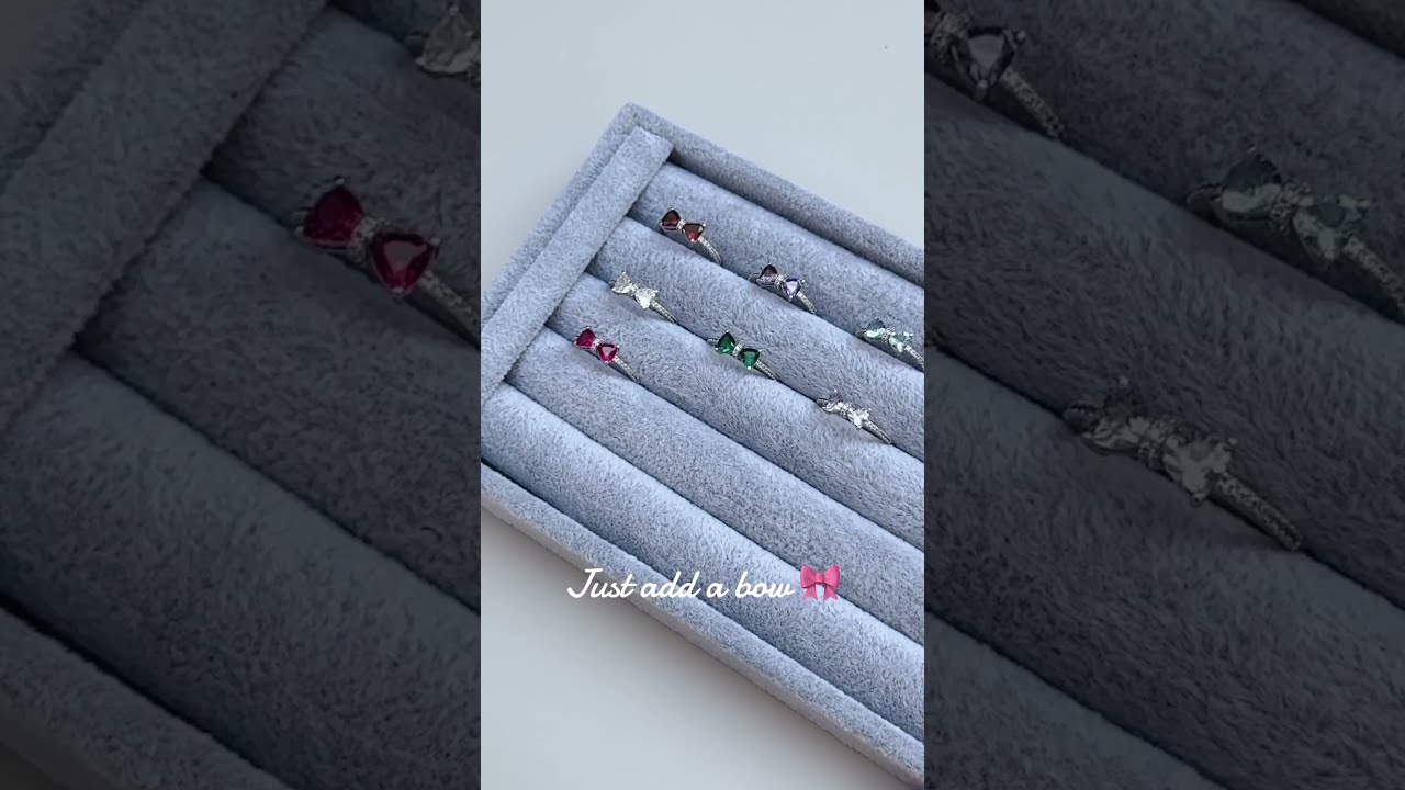 Custom Birthstone Bow Ring Is Too Cute to Skip | Mill Rock East Jewelry 2025