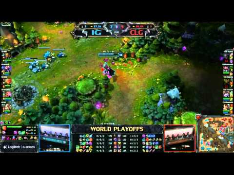 League of Legends- World championship CLG vs IG [last 6 minutes]