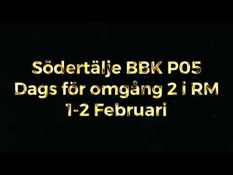 Södertälje BBK P05 — Inför RM