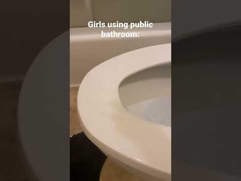 BOYS vs GIRLS using public bathroom ????