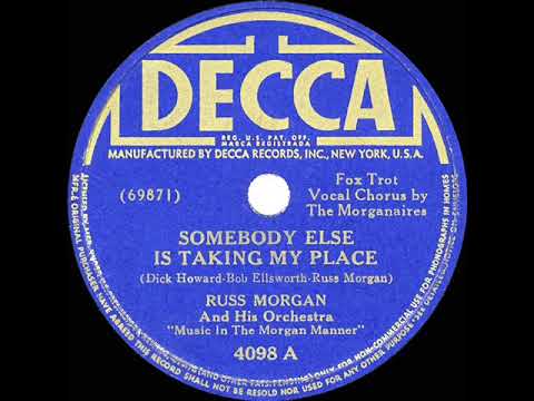1942 HITS ARCHIVE: Somebody Else Is Taking My Place - Russ Morgan (Morganaires, vocal)