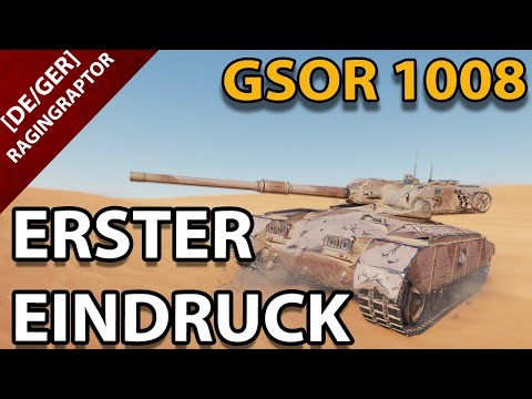 Der GSOR 1008 - Erster Eindruck - Tier VIII Mini Waffenträger auf E-100!