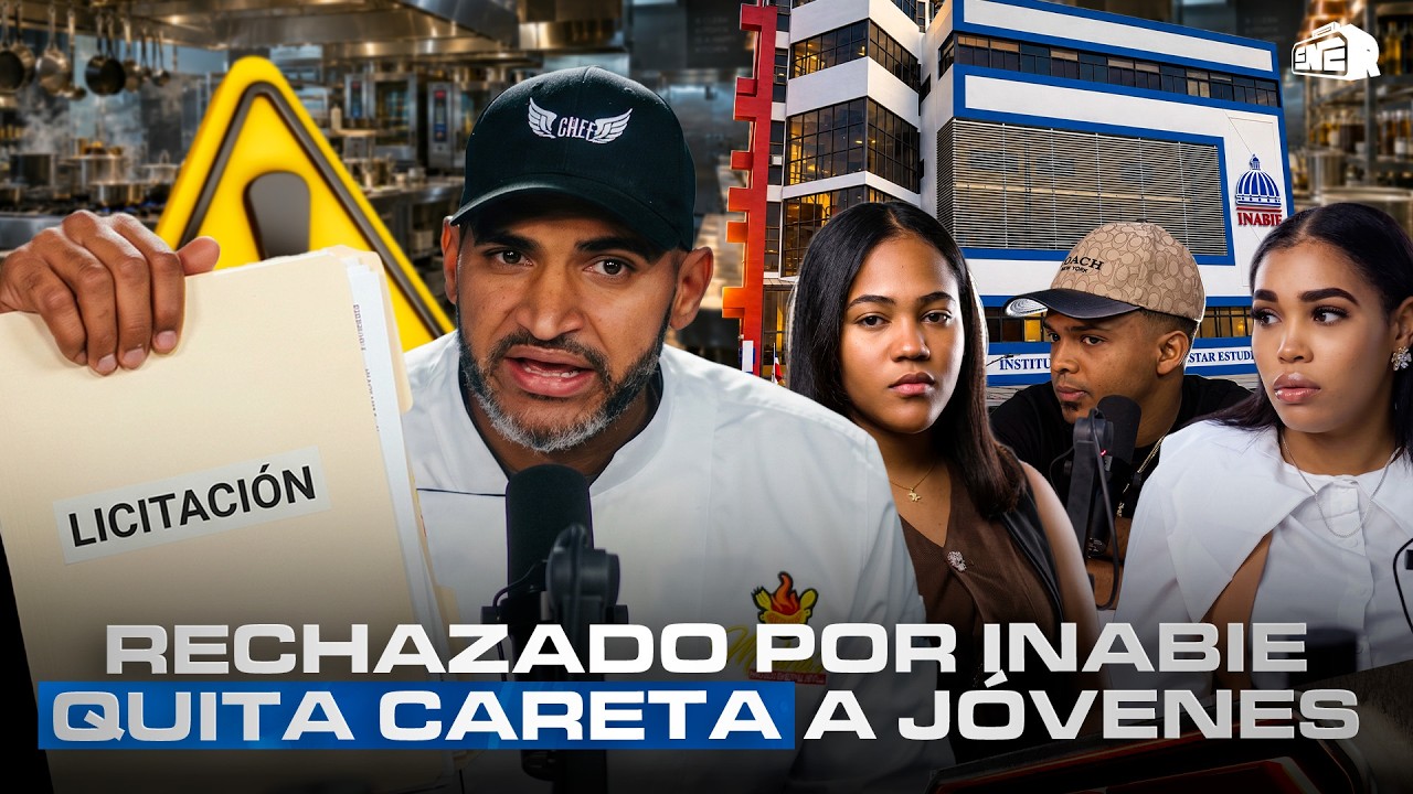 CHEF RECHAZADO POR INABIE LE QUITA LA CARETA A JÓVENES CON CONTRATOS MILLONARIOS