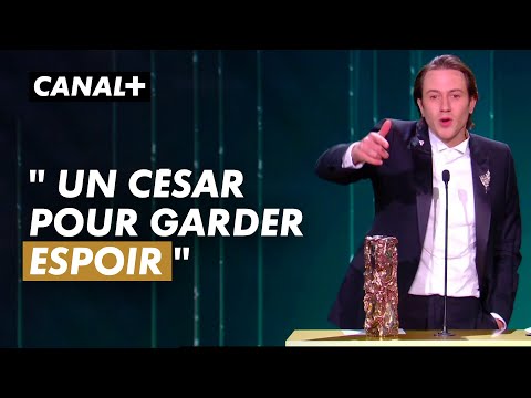 Bastien Bouillon receives the César Award for Most Promising Actor - César Awards 2023 - CANAL+