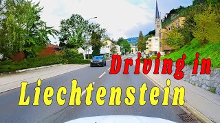 Liechtenstein | Drive through the most beautiful villages | 4K