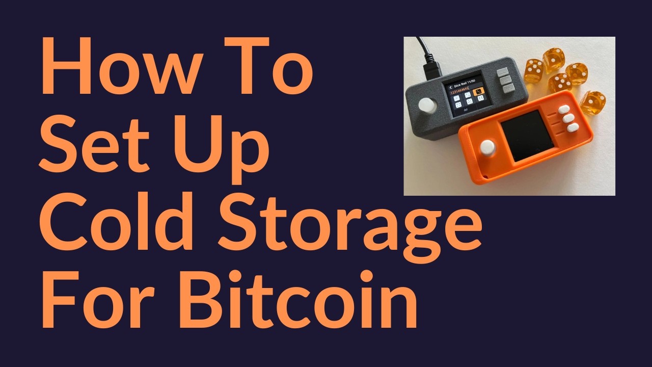How To Set Up Cold Storage For Bitcoin (XBT on SeedSigner)