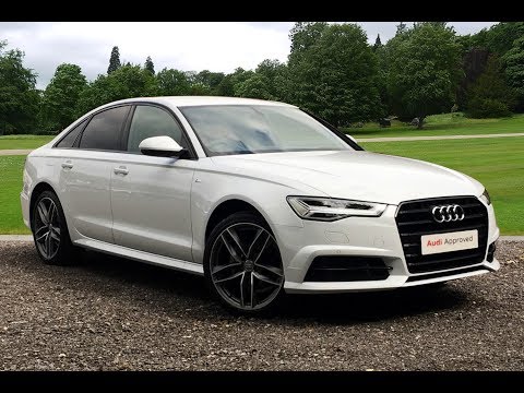 YA17YPZ AUDI A6 TDI ULTRA S LINE BLACK EDITION WHITE 2017, Bradford Audi